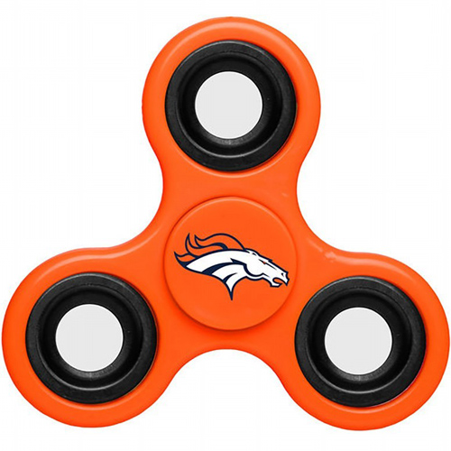 NFL Denver Broncos 3 Way Fidget Spinner E4